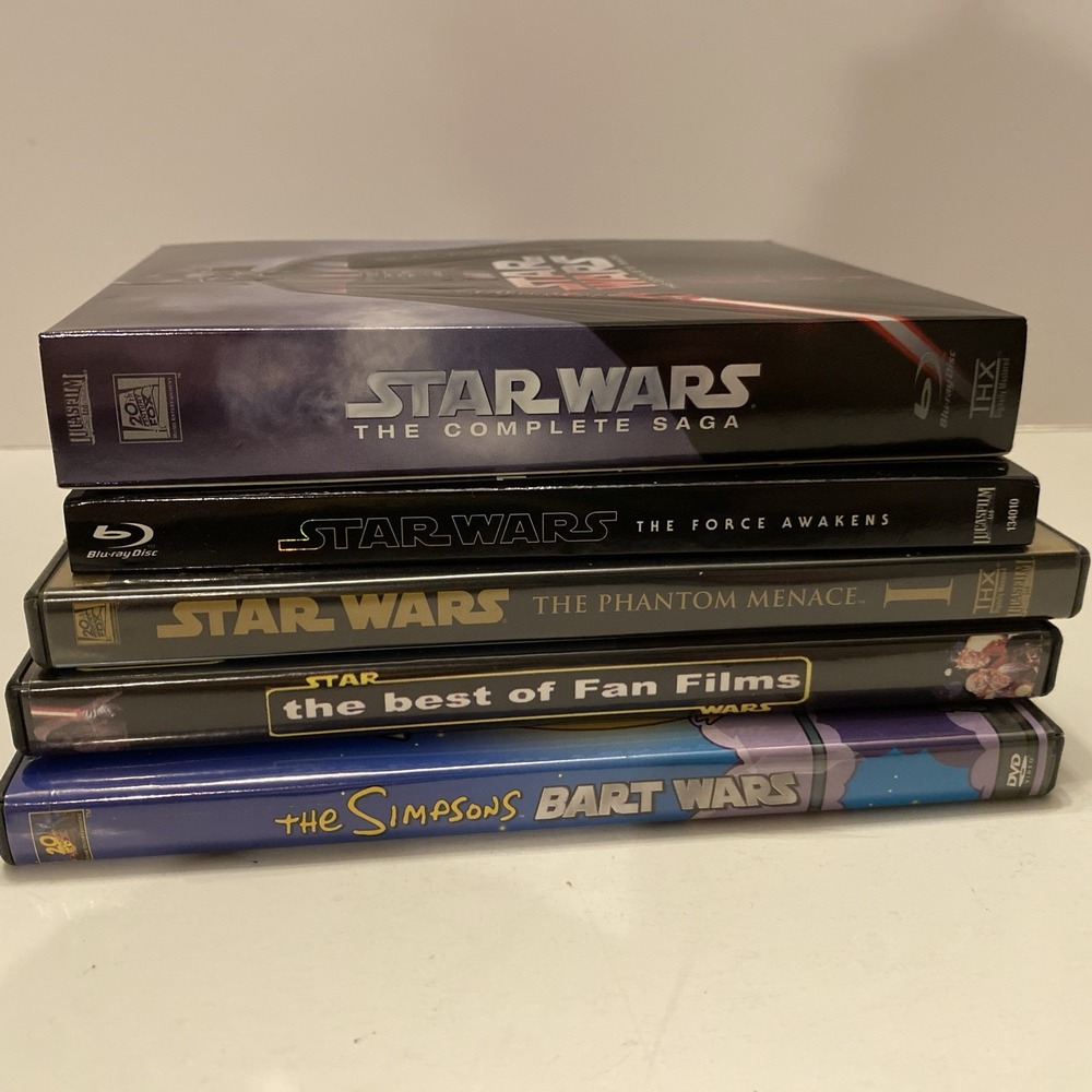 Star Wars Movie LOT‎ OF 6 (See description) *Blu-Ray/DVD *New & Pre-Owned*
